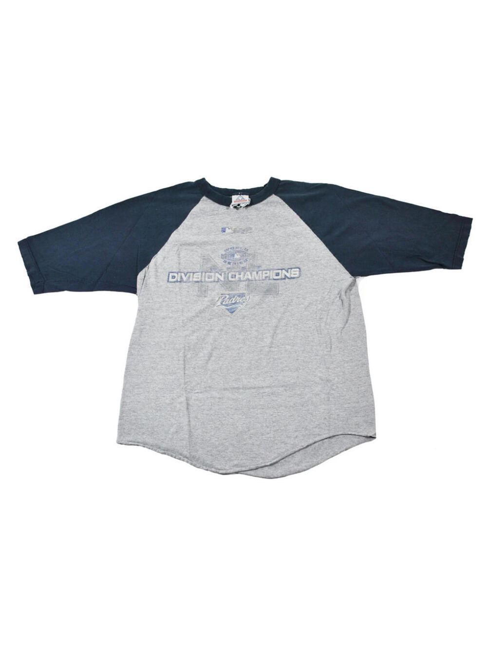 Vintage San Diego Padres MLB Baseball Gray Shirt Size Large